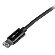 Image de StarTech.com Câble Apple Lightning vers USB pour iPhone 5 / iPod / iPad de 1 m - M/M - Noir (USBLT1MB)