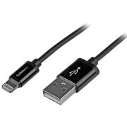 Image de StarTech.com Câble Apple Lightning vers USB pour iPhone 5 / iPod / iPad de 1 m - M/M - Noir (USBLT1MB)