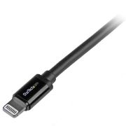 Image de StarTech.com Câble Apple Lightning vers USB pour iPhone, iPod, iPad - 2 m Noir (USBLT2MB)