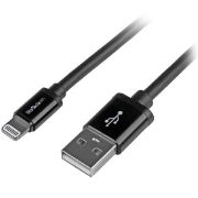 Image de StarTech.com Câble Apple Lightning vers USB pour iPhone, iPod, iPad - 2 m Noir (USBLT2MB)