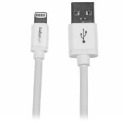 Image de StarTech.com Câble Apple Lightning vers USB pour iPhone, iPod, iPad - 2 m Blanc (USBLT2MW)