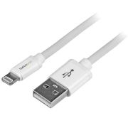 Image de StarTech.com Câble Apple Lightning vers USB pour iPhone, iPod, iPad - 2 m Blanc (USBLT2MW)