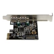 Image de StarTech.com Carte Contrôleur PCI Express (PCI-E) vers Hub Interne 2 ports USB 3.0 - Alimentation SATA (PEXUSB3S23)