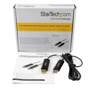 Image de StarTech.com Câble KM USB 2.0 avec transfert de données - Switch USB clavier souris pour PC et Mac (SVKMS2)