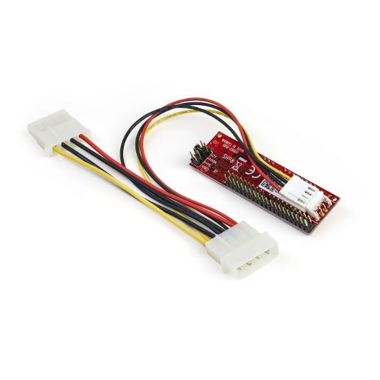 Image de StarTech.com Adaptateur IDE 40 pin PATA vers SATA pour disque dur / SSD 2.5" ou 3.5" et graveur optique 5.25" (IDE2SAT2)