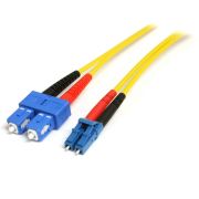 Image de StarTech.com Câble Réseau Fibre Optique LC vers SC Mâle / Mâle - Duplex Monomode 9/125 LSZH - Jaune 7 m (SMFIBLCSC7)