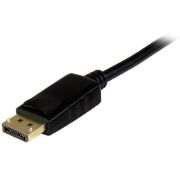Image de StarTech.com Câble DisplayPort vers HDMI 1m - 4K 30Hz - Adaptateur DP vers HDMI - Convertisseur pour Moniteur DP 1.2 à HDMI - Connecteur DP à verrouillage - Cordon passif DP v ... (DP2HDMM1MB)