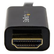 Image de StarTech.com Câble DisplayPort vers HDMI 1m - 4K 30Hz - Adaptateur DP vers HDMI - Convertisseur pour Moniteur DP 1.2 à HDMI - Connecteur DP à verrouillage - Cordon passif DP v ... (DP2HDMM1MB)