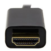 Image de StarTech.com Câble adaptateur Mini DisplayPort vers HDMI de 1 m - M/M - 4K - Noir (MDP2HDMM1MB)