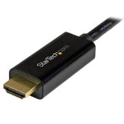 Image de StarTech.com Câble adaptateur Mini DisplayPort vers HDMI de 2 m - M/M - 4K - Noir (MDP2HDMM2MB)