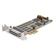 Image de StarTech.com Carte Série PCI Express - 16 Ports DB9 RS232 - Low + Full Profile - Adaptateur Série Multiport - Carte Série PCIe (PEX16S550LP)