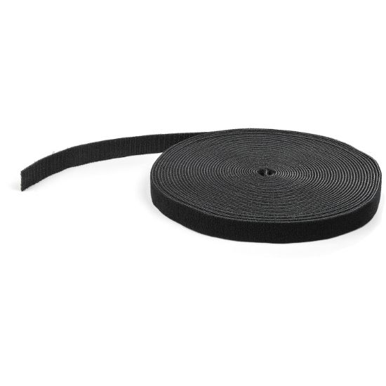 Image de StarTech.com Ruban Auto Agrippant - Rouleau de 15,2 m pour Gestion de Câbles - Ruban Auto-Agrippant - Attaches Câble Ajustables - Sangles de Gestion de Câbles Auto-agrippantes et ... (HKLP50)