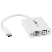 Image de StarTech.com Adaptateur vidéo USB Type-C vers DVI - M/F - Blanc (CDP2DVIW)