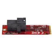 Image de StarTech.com Adaptateur U.2 vers M.2 PCIe pour SSD U.2 NVMe - SFF-8639 - PCI Express 3.0 x4 (M2E4SFF8643)