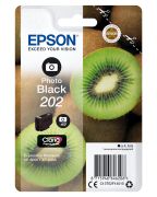 Image de Epson Kiwi Singlepack Photo Black 202 Claria Premium Ink (C13T02F14010)