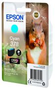 Image de Epson Squirrel Singlepack Cyan 378 Claria Photo HD Ink (C13T37824010)
