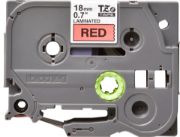 Image de Brother ruban d'étiquette Noir sur rouge (TZE-441)