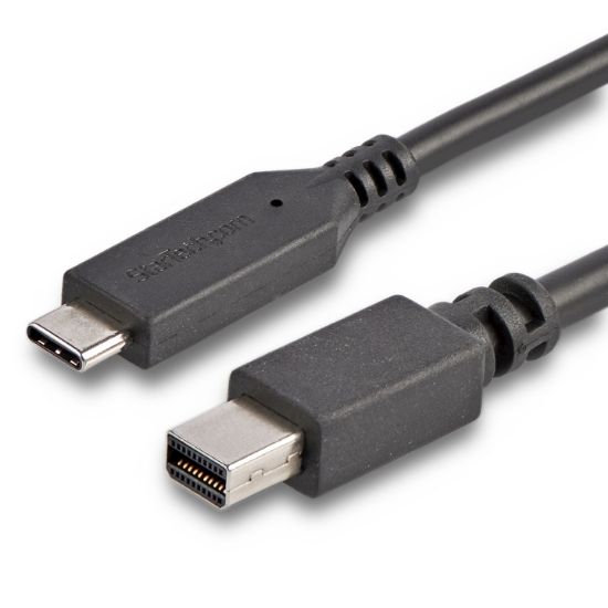 Image de StarTech.com Câble adaptateur USB-C vers Mini DisplayPort 4K 60 Hz de 1,8 m en noir (CDP2MDPMM6B)