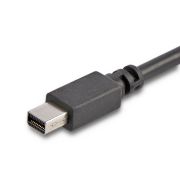Image de StarTech.com Câble adaptateur USB-C vers Mini DisplayPort 4K 60 Hz de 1,8 m en noir (CDP2MDPMM6B)