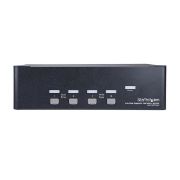 Image de StarTech.com Switch KVM double affichage DisplayPort 4K 60 Hz à 4 ports avec hub USB 2.0 intégré (SV431DPDDUA2)