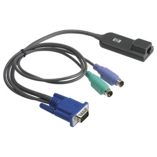 Image de HP KVM Console USB 2.0 Virtual Media CAC Interface Adapter câble kvm (AF629A)