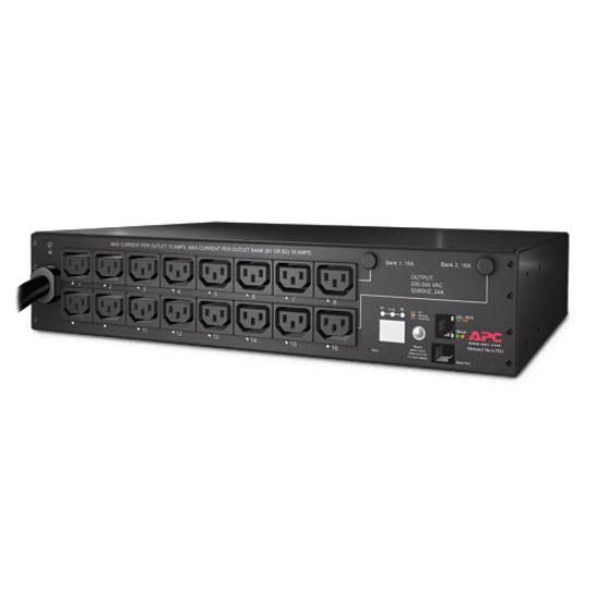 Image de APC Netshelter - Bandeau de prises commutées rackable - 2U 30A 208V (16)c - Professionnels (AP7911B)