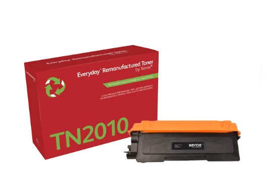 Image de Toner remanufacturé Mono Everyday™ de Xerox compatible avec Brother TN2010, Capacité standard (006R03157)