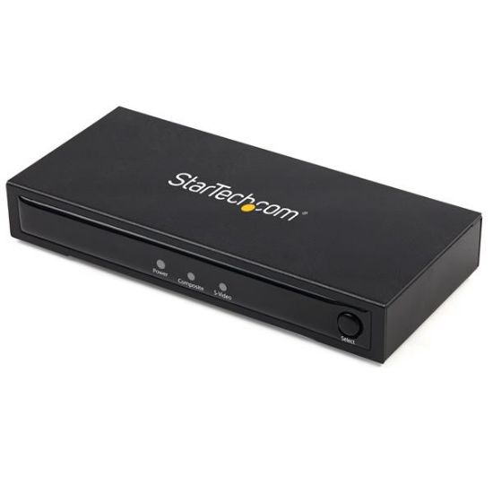 Image de StarTech.com Convertisseur vidéo composite et S-Video vers HDMI avec audio - 720p (VID2HDCON2)