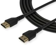 Image de StarTech.com Câble HDMI haute vitesse avec Ethernet de 2 m - 4K 60 Hz - Premium (RHDMM2MP)