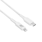 Image de ACT câble Lightning 2 m Blanc (AC3015)
