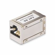 Image de StarTech.com Coupleur RJ45 Blindé, Coupleur en Ligne Cat6a, Coupleur RJ45 Femelle vers Femelle (F/F) Brochage T568B, Extension de Câble Ethernet Blindé (IN-CAT6A-COUPLER-S1)