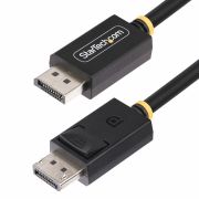 Image de StarTech.com Câble DisplayPort 2.1 de 2m, Câble DisplayPort DP40 Certifié VESA avec UHBR10/HDR/HDCP 2.2, 8K 60Hz/4K 144Hz avec DSC 1.2a, 40Gbps, Câble DP 2.1, Cordon p ... (DP21-2M-DP40-CABLE)
