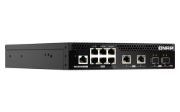 Image de QNAP commutateur réseau Géré L2 10G Ethernet (100/1000/10000) 1U Noir (QSW-M2106R-2S2T)