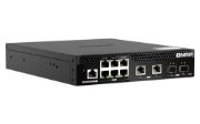 Image de QNAP commutateur réseau Géré L2 10G Ethernet (100/1000/10000) 1U Noir (QSW-M2106R-2S2T)