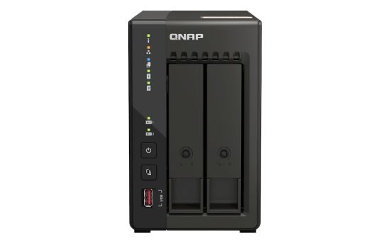 Image de QNAP serveur de stockage Tower Intel® Celeron® J6412 8 Go DDR4 0 To QVR Pro Noir (QVP-21C)