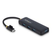 Image de StarTech.com Hub USB-C 4 Ports, 5Gbps, USB-C vers 4x USB-A, Alimenté par Bus, Mini Hub de Voyage, Splitter USB 3.0 Multiport, Hub Portable, Protection contre les Surintensi ... (H5C4A-USB-HUB)
