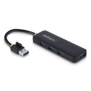 Image de StarTech.com Hub USB-A 4 Ports, 5Gbps, Alimenté par Bus, Mini Hub USB de Voyage, Splitter USB 3.0 Multiport, Hub USB Portable, Protection Contre les Surintensités (OCP) (H5A4A-USB-HUB)