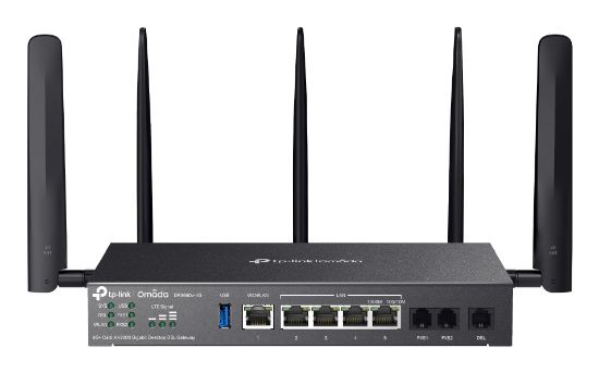 Image de TP-Link Omada routeur sans fil Gigabit Ethernet Bi-bande (2,4 GHz / 5 GHz) Noir (DR3650V-4G)