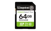 Image de Kingston Technology 64 Go SDXC Canvas Select Plus Gen3 100 Mo/s C10 UHS-I U1 V10 (SDS3/64GB)