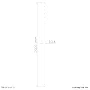 Image de Neomounts Tube d'extension pour support d'écran au plafond - h200 cm (FPMA-CP200)