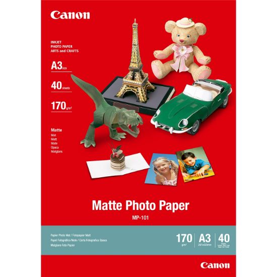 Image de Canon Papier photo mat A3 MP-101 - 40 feuilles (7981A008)