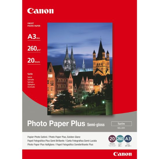 Image de Canon Papier Photo Satiné A3 SG-201 - 20 feuilles (1686B026)