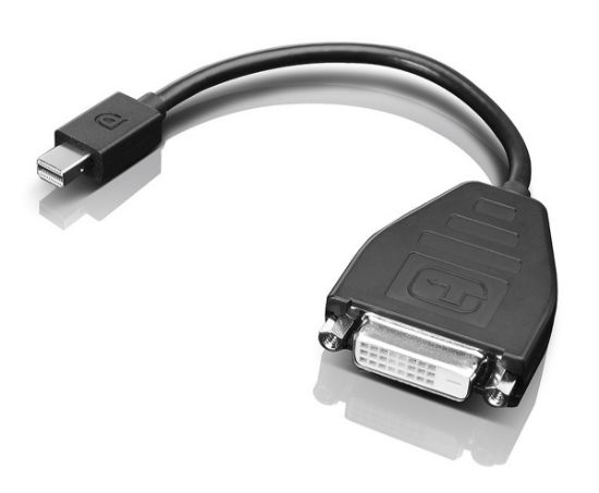 Image de Lenovo câble vidéo et adaptateur 0,2 m Mini-DisplayPort SL-DVI Noir (0B47090)