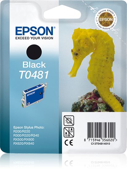 Image de Epson Seahorse Cartouche "Hippocampe" - Encre QuickDry N (C13T04814020)