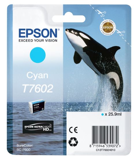 Image de Epson T7602 Cyan (C13T76024010)