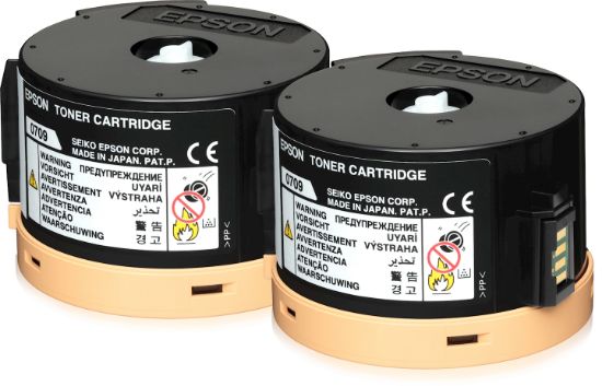 Image de Epson Pack 2 Toners Noir (2 x 2500 p) (C13S050710)