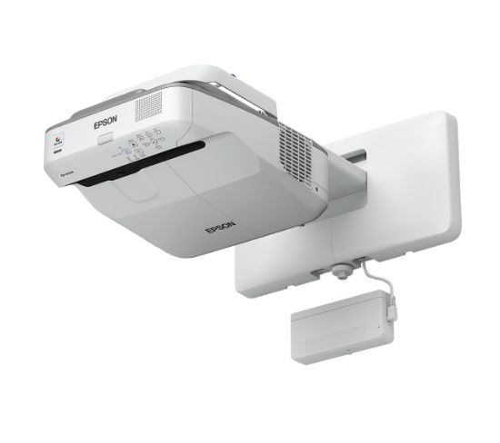 Image de Epson EB-695Wi Projecteur à focale ultra courte 3500 ANSI lumens 3LCD WXGA (1280x800) Blanc, Gris (V11H740040)