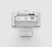 Image de Epson EB-695Wi Projecteur à focale ultra courte 3500 ANSI lumens 3LCD WXGA (1280x800) Blanc, Gris (V11H740040)