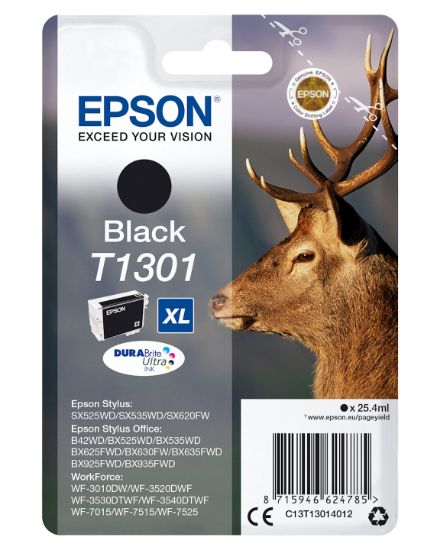 Image de Epson Stag Cartouche "Cerf" - Encre DURABrite Ultra N (XL) (C13T13014012)