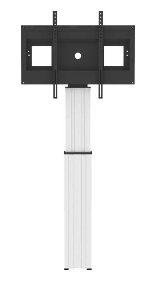 Image de Neomounts MOTORIZED RAL9005 SLVR 42-100IN 200X200/1200X600 150KG+BRACKETS 2,54 m (100") Argent (PLASMA-W2500SILVER)